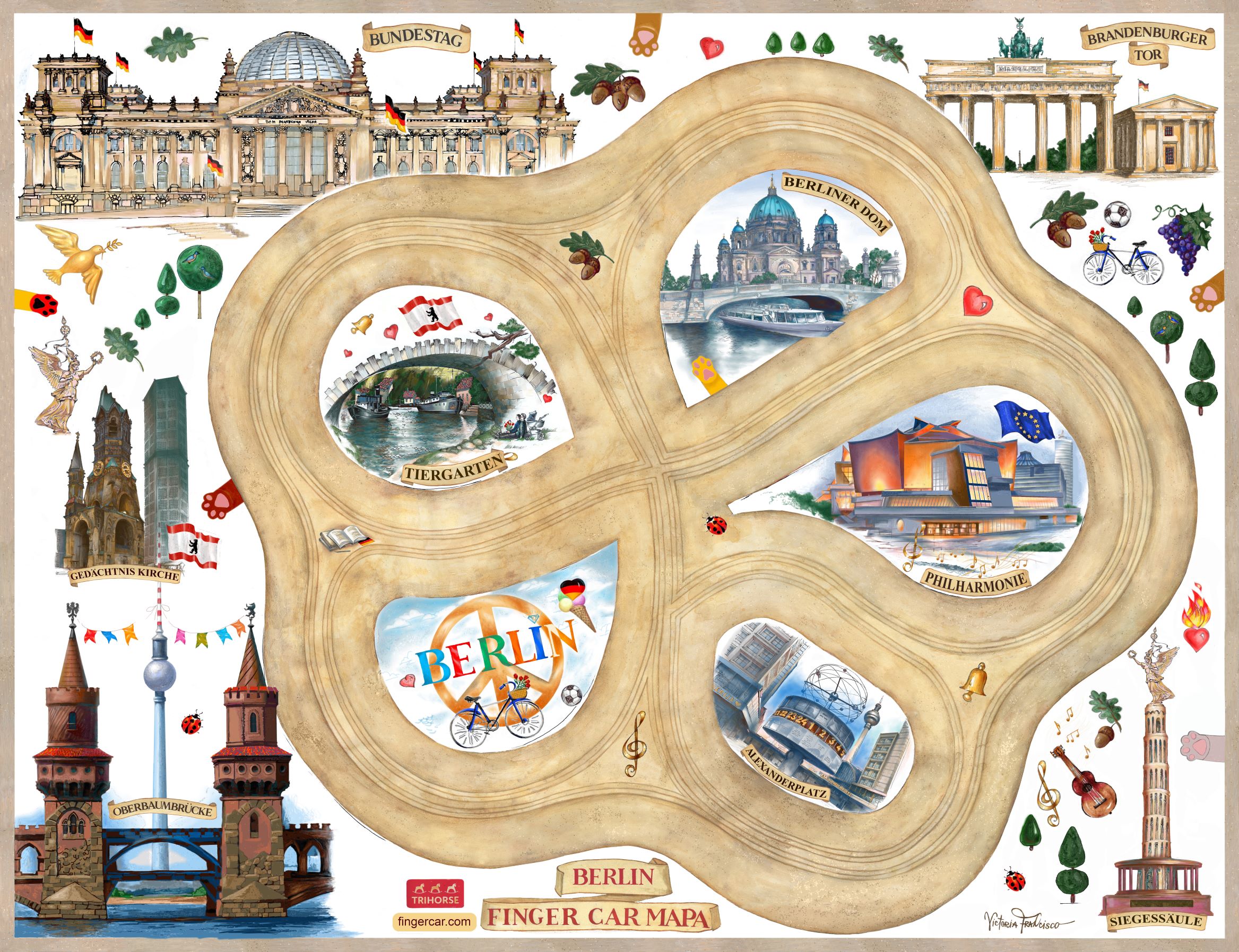 Berlin mapa mensi